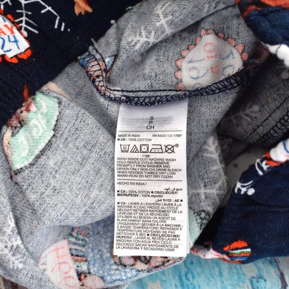 Men's Old Navy Flannel Pajama Pants Sleep Lounge SMALL Magic Mascot NEW - Picture 10 of 10